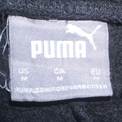 Puma Men's Black Jogger Sweatpants M Regular Fleece Activewear