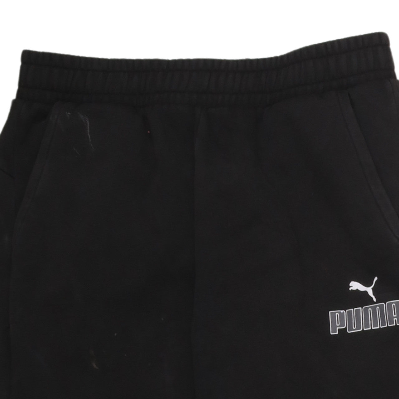 Puma Men's Black Jogger Sweatpants M Regular Fleece Activewear