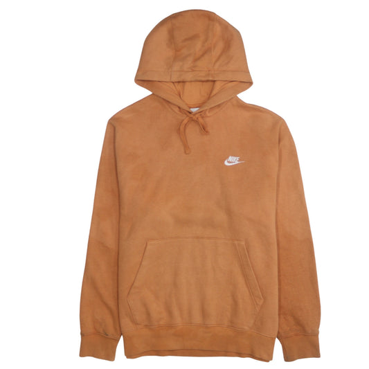 Nike Women’s Brown Pullover Hoodie Size M Cotton Blend Casual