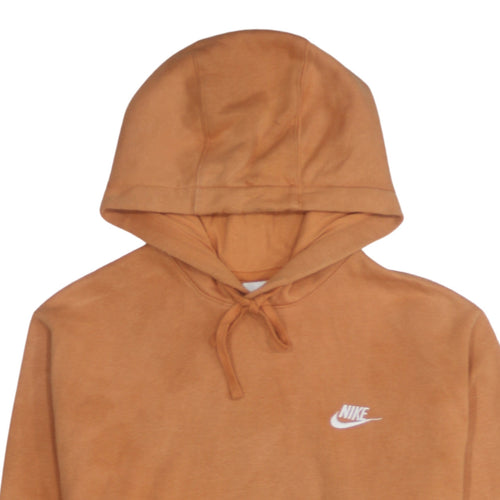 Nike Women’s Brown Pullover Hoodie Size M Cotton Blend Casual