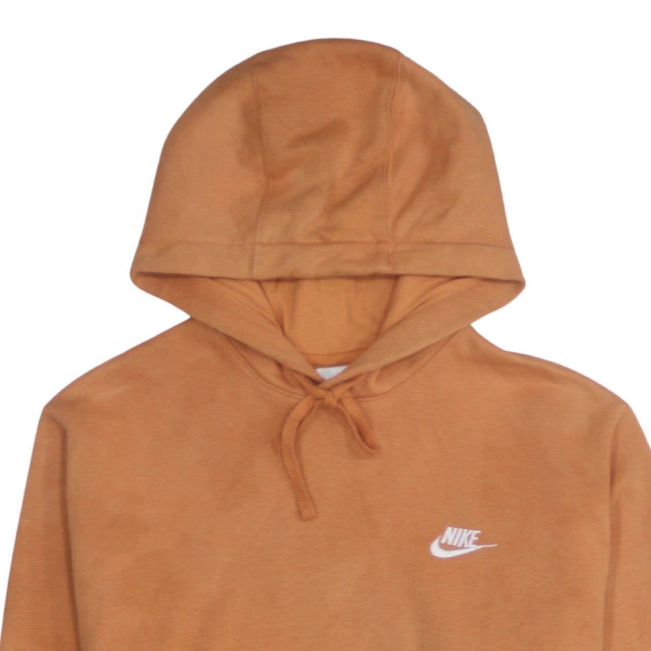 Nike Women’s Brown Pullover Hoodie Size M Cotton Blend Casual