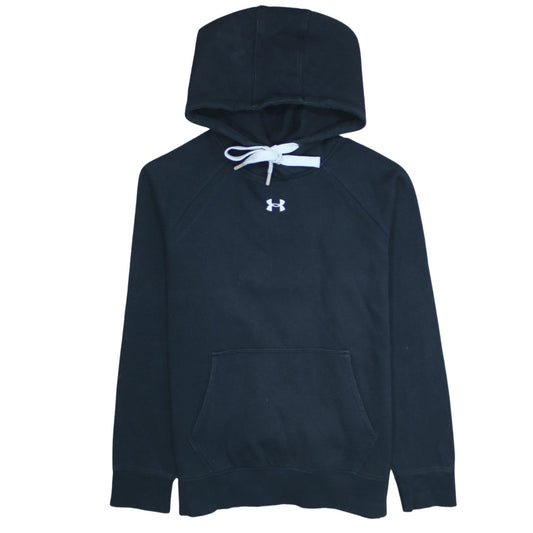 Under Armour Men's Black Pullover Hoodie M Relaxed Fit Fleece