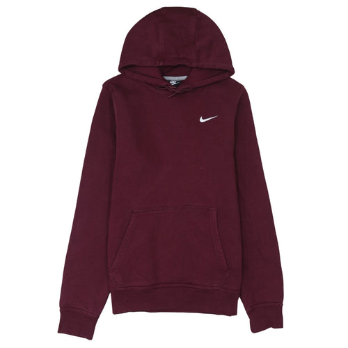 Nike Men's Red Pullover Hoodie Small Fleece Sportswear
