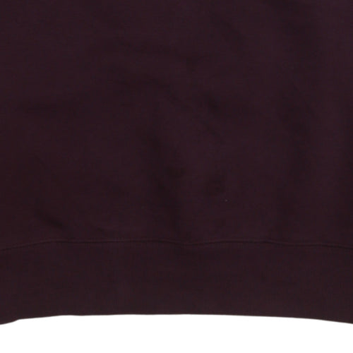 Carhartt Men's Brown Crew Neck Fleece Sweatshirt Size S