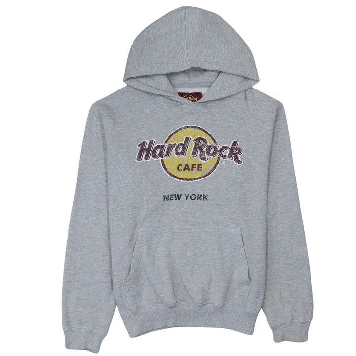 Hard Rock Cafe Women's Grey Medium Pullover Hoodie Cotton Blend