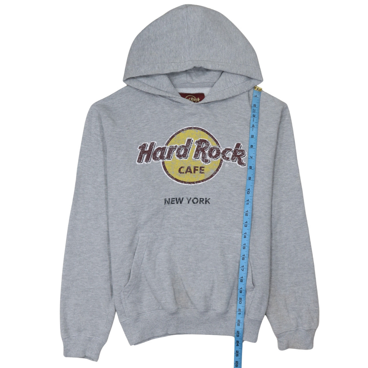 Hard Rock Cafe Women's Grey Medium Pullover Hoodie Cotton Blend