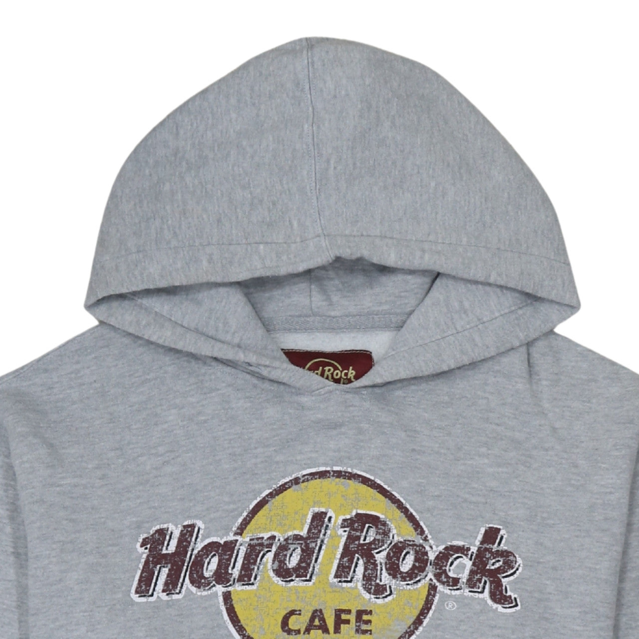 Hard Rock Cafe Women's Grey Medium Pullover Hoodie Cotton Blend