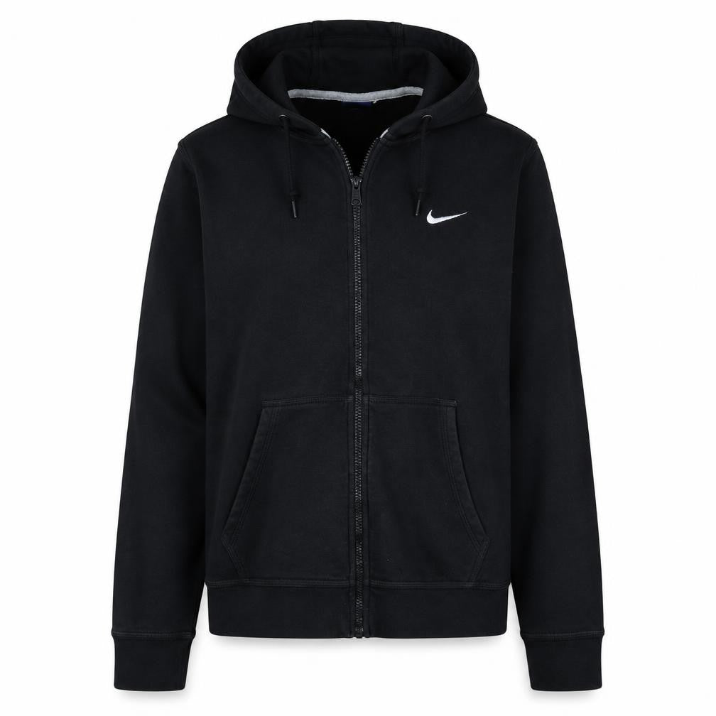 Nike Men's Black Full Zip Hoodie Size M Fleece Sportswear