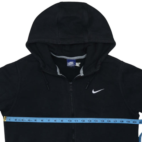 Nike Men's Black Full Zip Hoodie Size M Fleece Sportswear