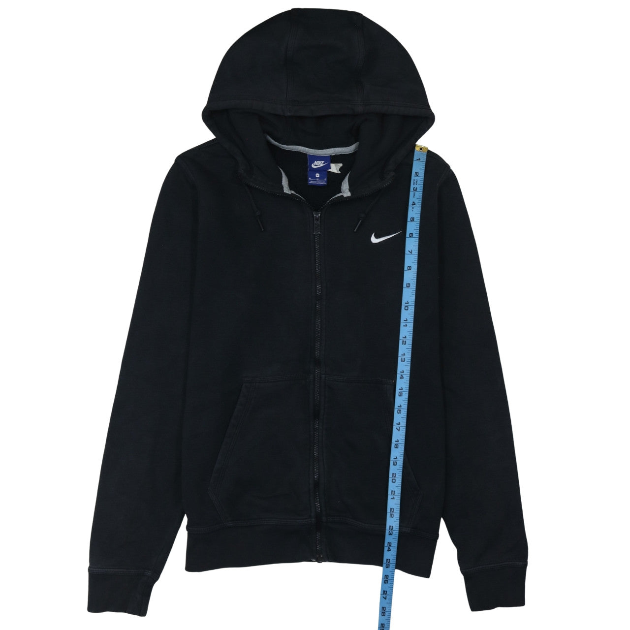 Nike Men's Black Full Zip Hoodie Size M Fleece Sportswear