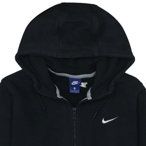 Nike Men's Black Full Zip Hoodie Size M Fleece Sportswear