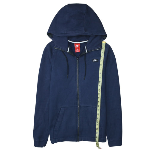 Nike Men's Blue Full Zip Hoodie Size S Fleece Sportswear
