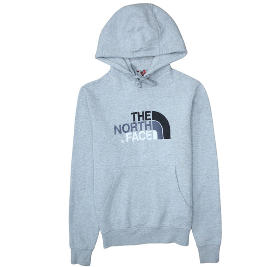 The North Face Men's Grey Pullover Hoodie XS Outdoor Cotton Blend