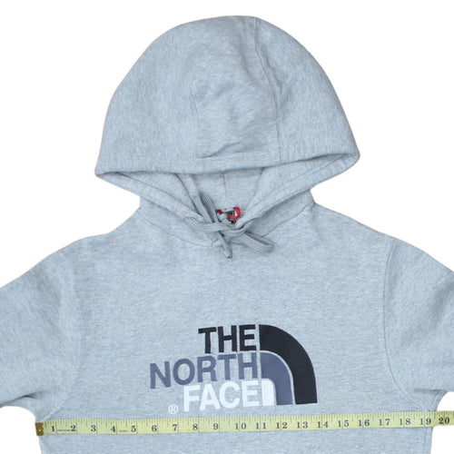 The North Face Men's Grey Pullover Hoodie XS Outdoor Cotton Blend