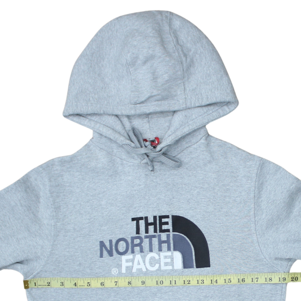 The North Face Men's Grey Pullover Hoodie XS Outdoor Cotton Blend