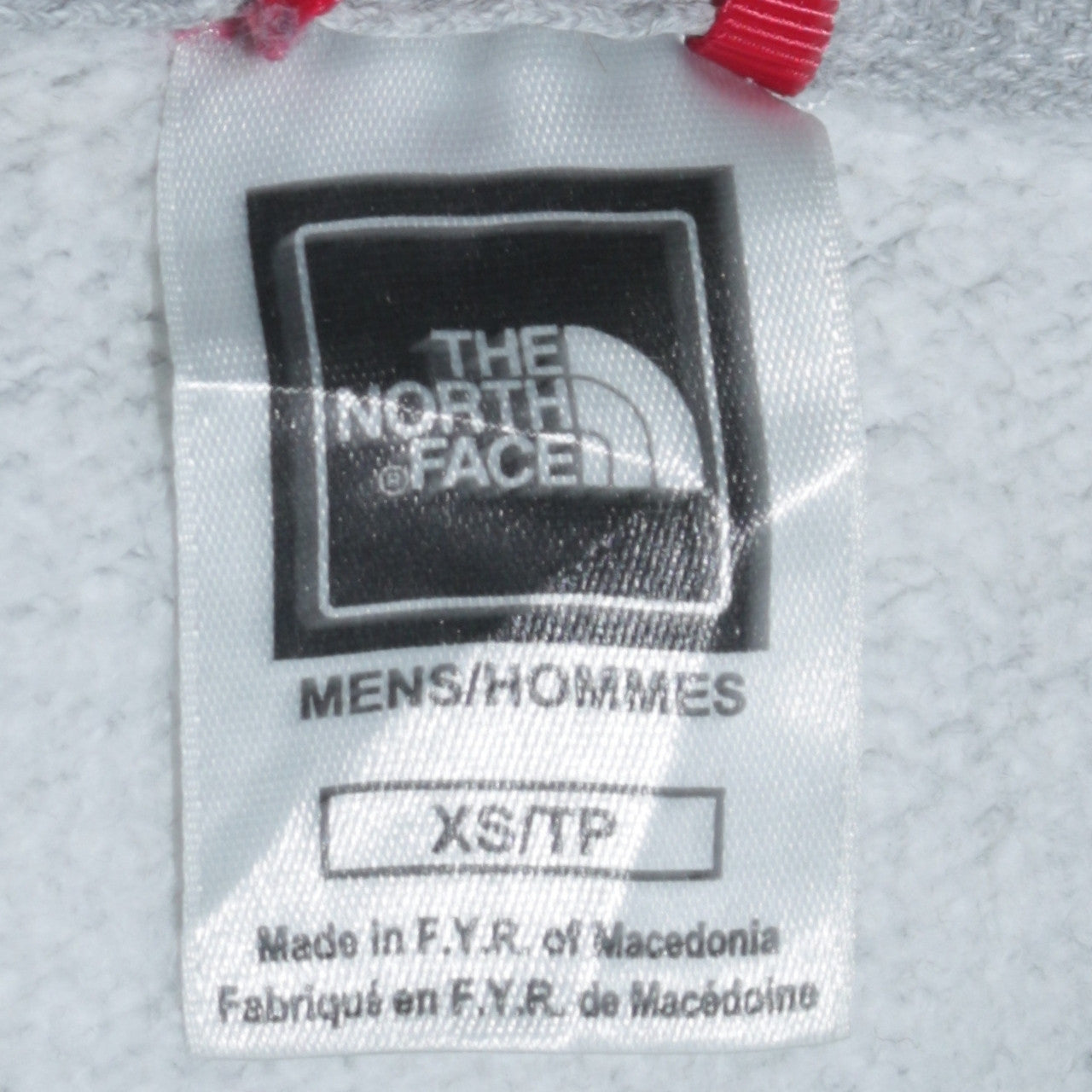 The North Face Men's Grey Pullover Hoodie XS Outdoor Cotton Blend