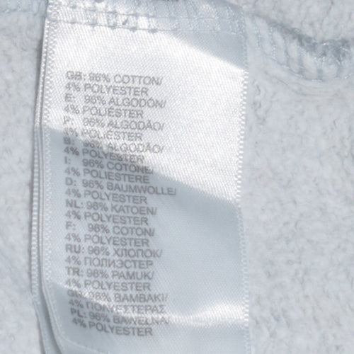 The North Face Men's Grey Pullover Hoodie XS Outdoor Cotton Blend