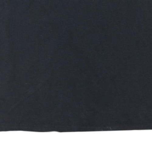 Adidas Womens Black T-Shirt Small Logo Crew Neck Short Sleeve