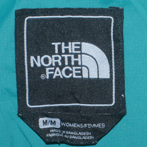 The North Face Women's Green Waterproof Hooded Rain Jacket M