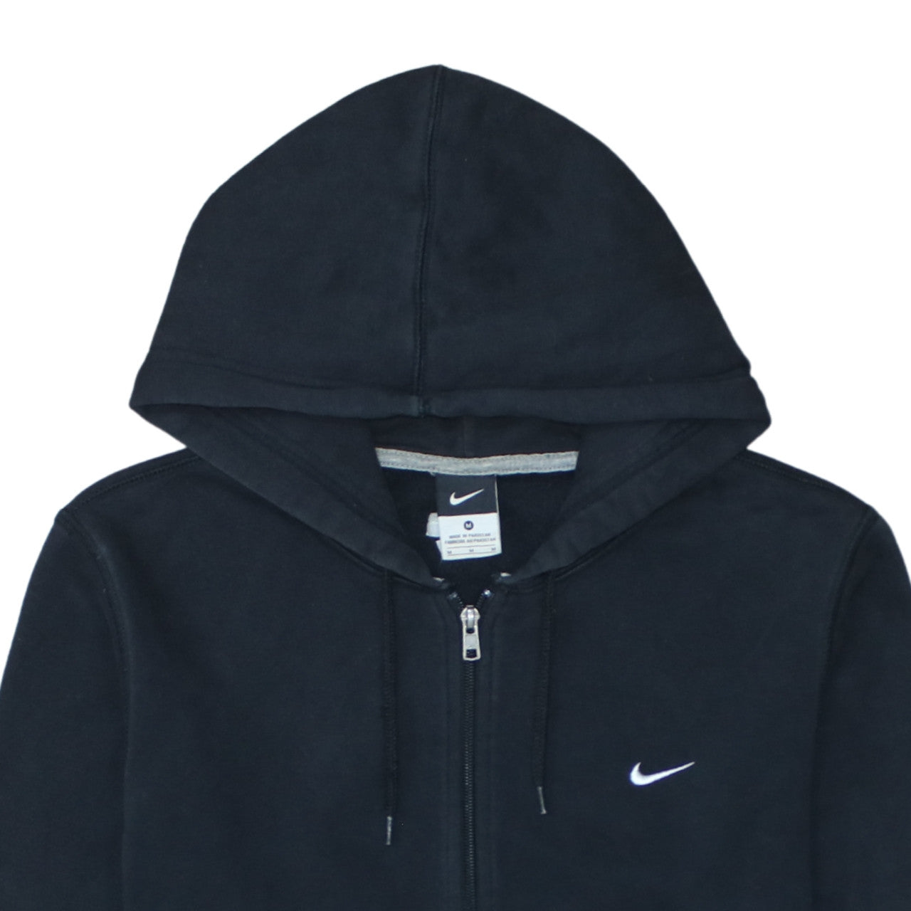Nike Men's Black Medium Full Zip Hoodie Sweatshirt