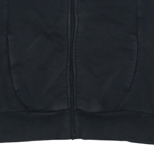 Puma Womens Black Track Jacket Size 14 Full Zip Activewear