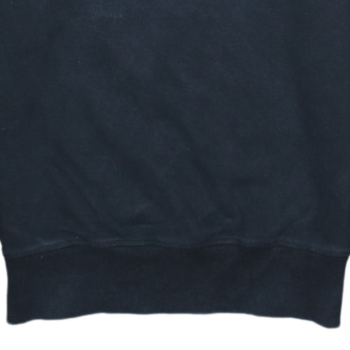 Ellesse Men's Black Small Pullover Sweatshirt Logo Crew Neck