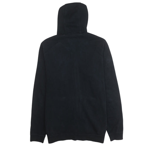 Nike Men's Black XL Full Zip Hoodie with Logo
