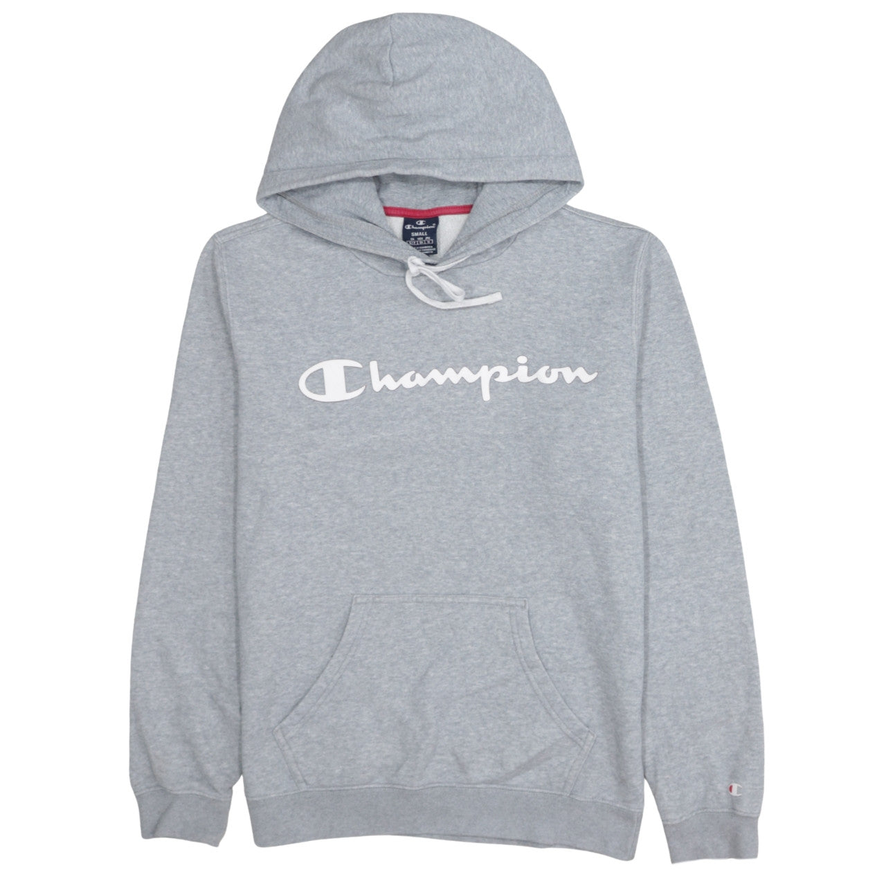 Champion Men's Grey Small Pullover Hoodie Cotton Blend Classic Fit