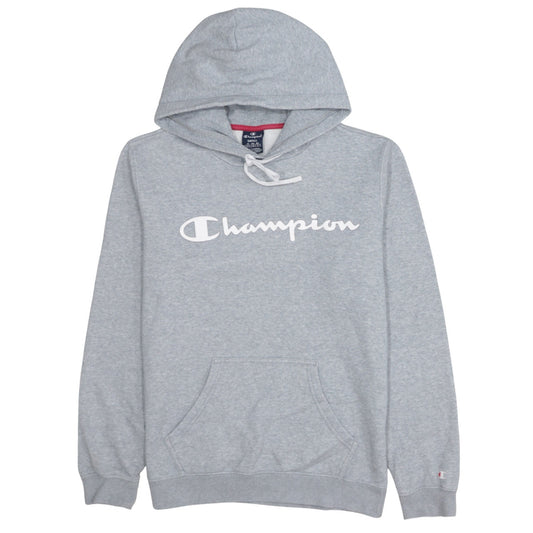 Champion Men's Grey Small Pullover Hoodie Cotton Blend Classic Fit