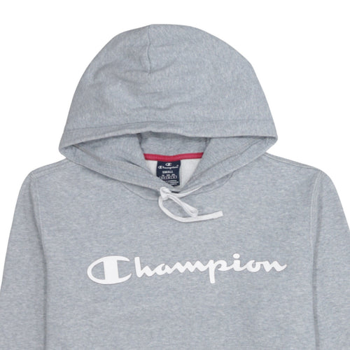 Champion Men's Grey Small Pullover Hoodie Cotton Blend Classic Fit