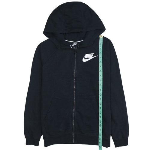 Nike Men's Black Full Zip Hoodie M Regular Fit Sportswear