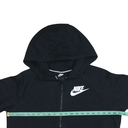 Nike Men's Black Full Zip Hoodie M Regular Fit Sportswear
