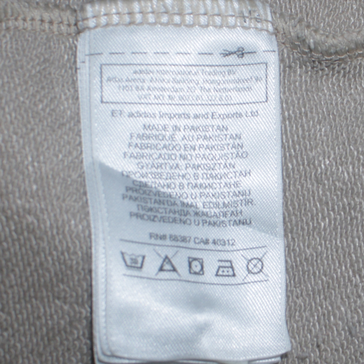 Adidas Women Beige Hooded Pullover Hoodie Size XS Classic Trefoil
