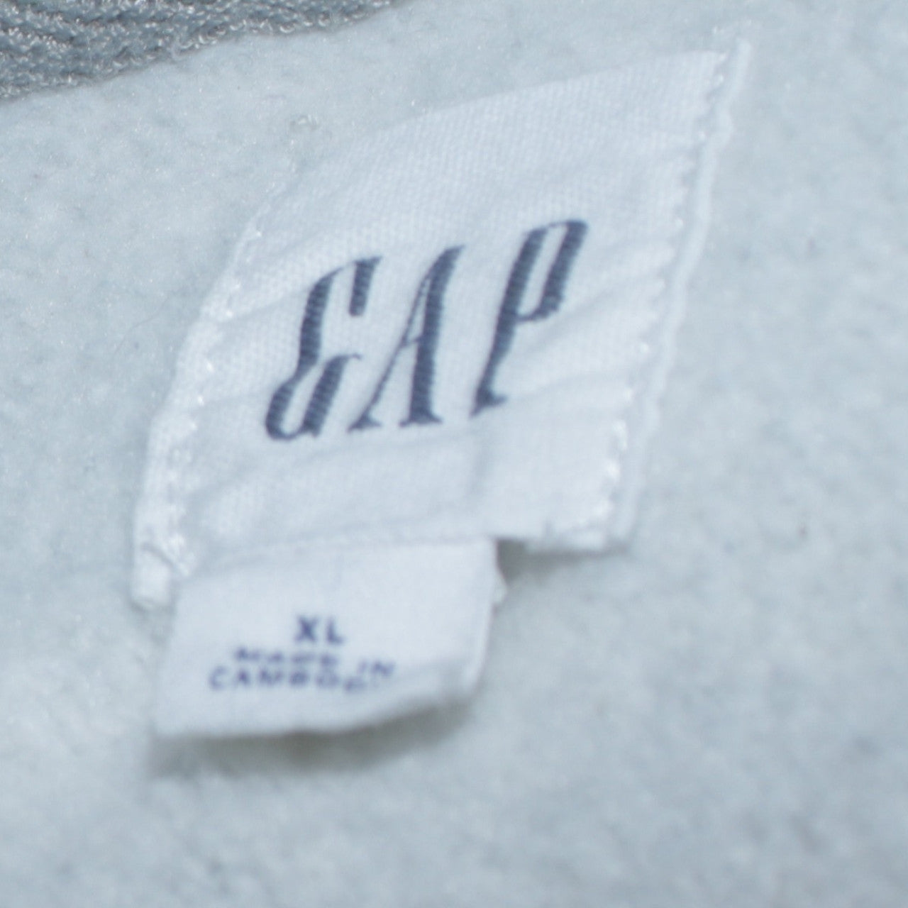 GAP Women Grey XL Pullover Hoodie with Logo and Pockets