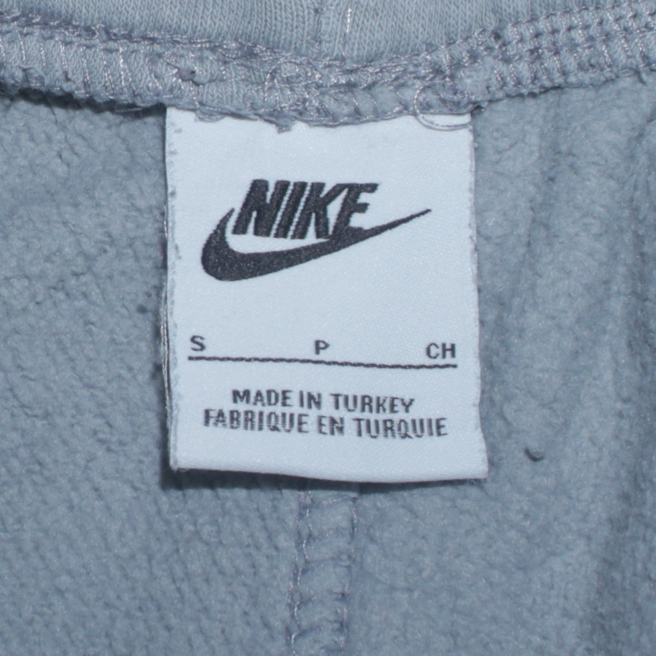 Nike Men’s Grey Fleece Jogger Sweatpants Size S Elastic Waist