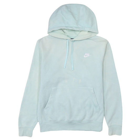 Nike Men's Blue Small Pullover Hoodie with Logo