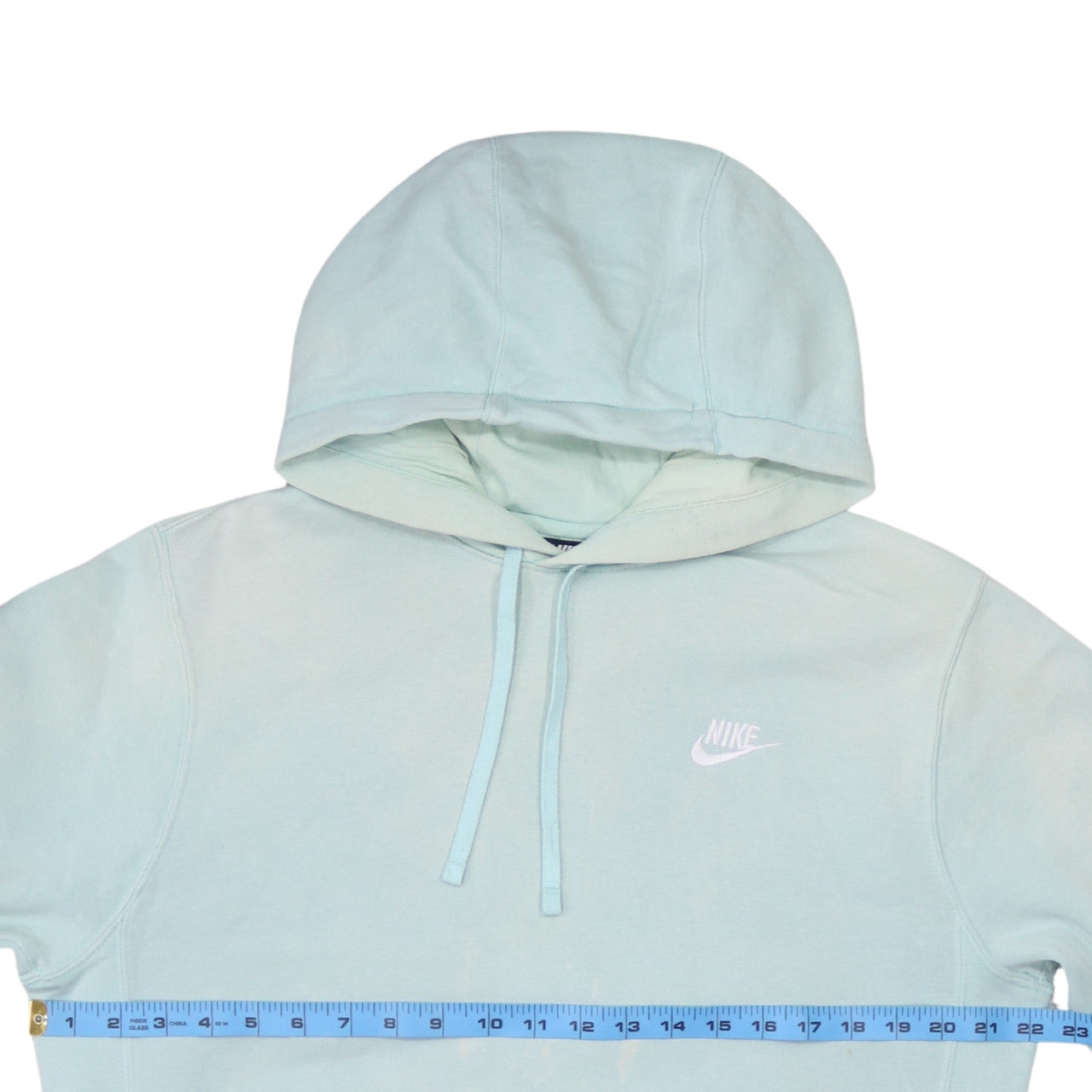 Nike Men's Blue Small Pullover Hoodie with Logo