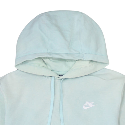 Nike Men's Blue Small Pullover Hoodie with Logo