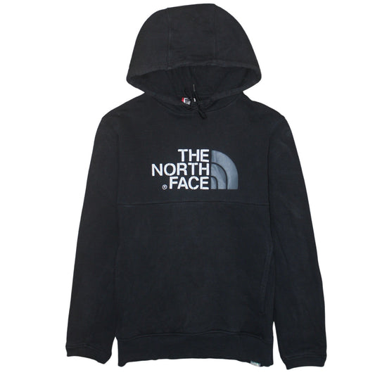 The North Face Men's Black Pullover Hoodie Size S Fleece Cotton