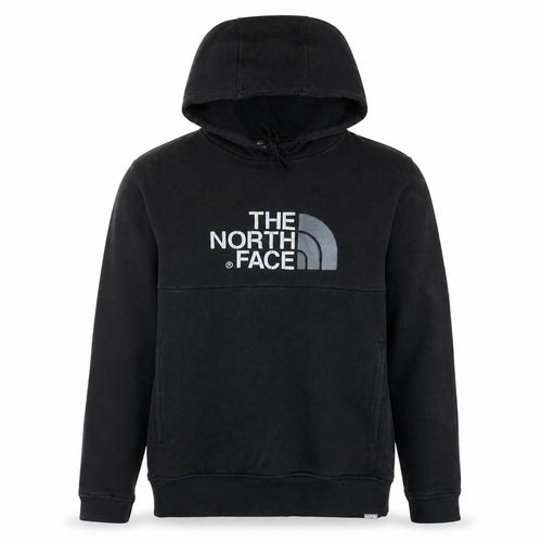 The North Face Men's Black Pullover Hoodie Size S Fleece Cotton