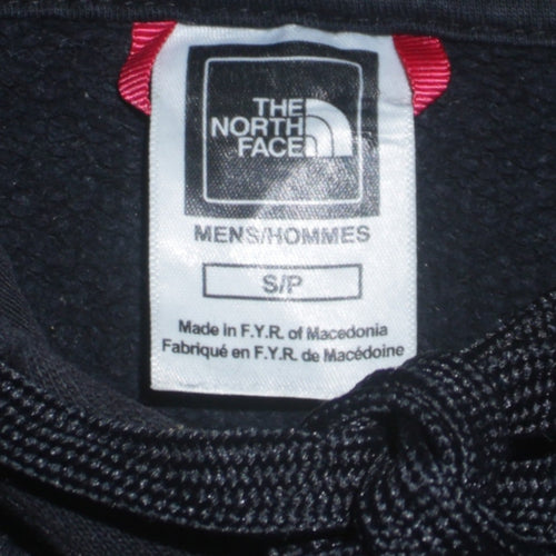 The North Face Men's Black Pullover Hoodie Size S Fleece Cotton