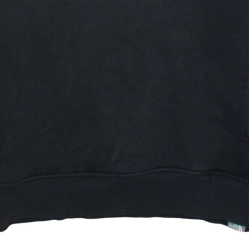 The North Face Men's Black Pullover Hoodie Size S Fleece Cotton