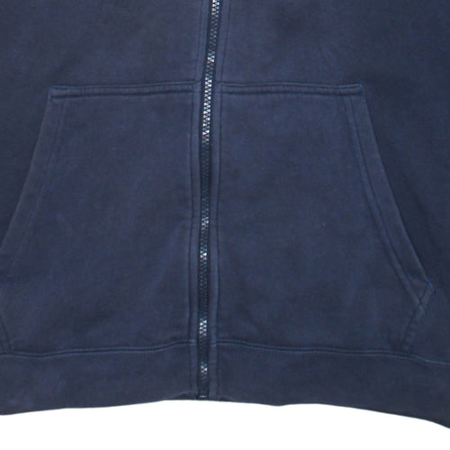 Nike Men's Blue Full Zip Hoodie L Lightweight Fleece Sportswear