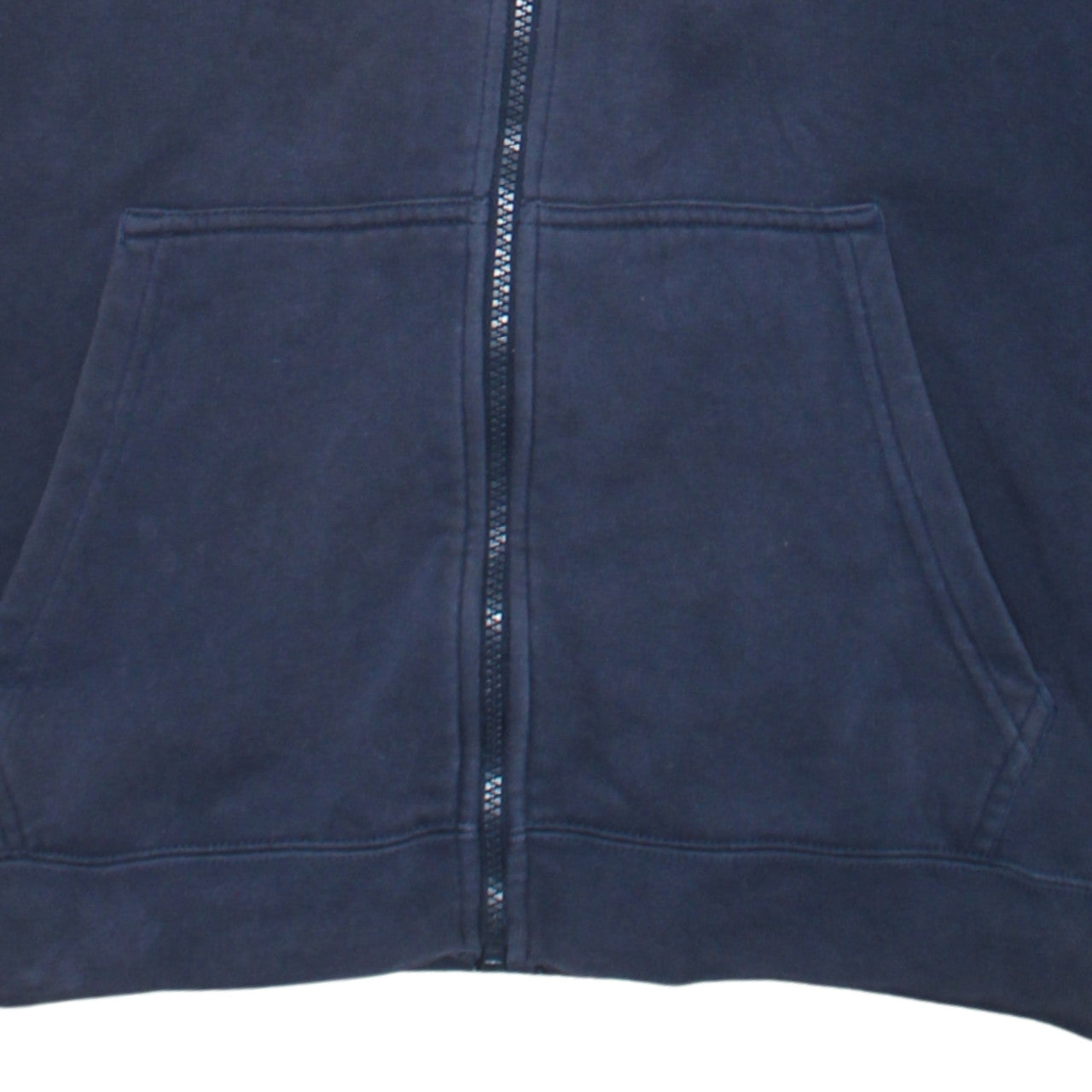 Nike Men's Blue Full Zip Hoodie L Lightweight Fleece Sportswear