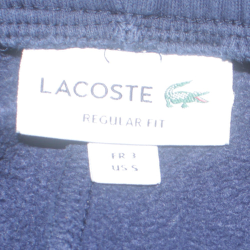 Lacoste Mens Blue Colourblock Joggers Size S Regular Fit