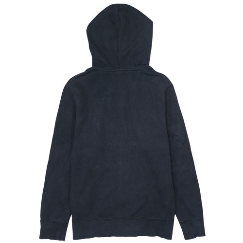 Nike Boys Black Full Zip Hoodie Sweatshirt L 12-13 Years Fleece Casual