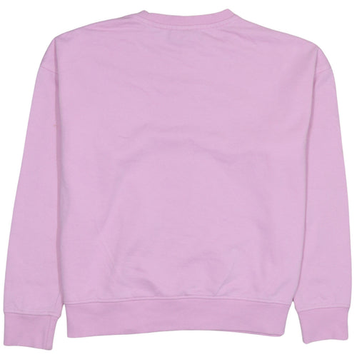 Disney Women Pink Minnie Mouse Sweatshirt Size M Crew Neck Pullover