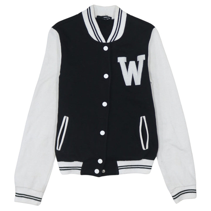 Tally Weijl Women's Black Varsity Jacket Size 6