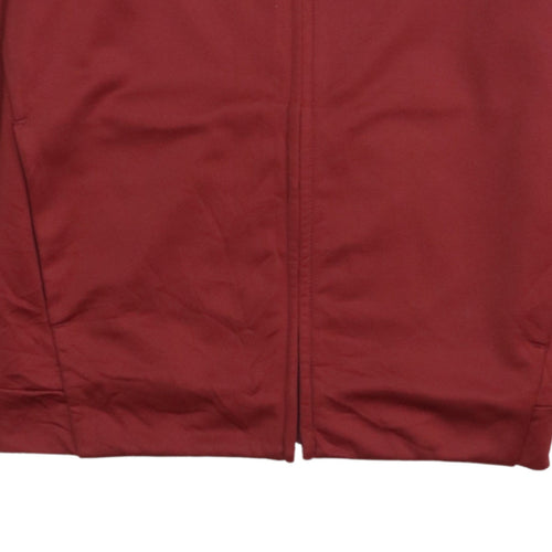 Puma Boys Red Track Jacket 12-14 Years Regular Fit Zip Up Activewear Top