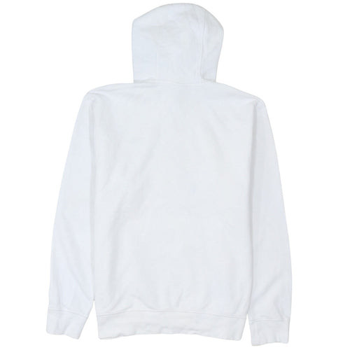 Nike Men's White Pullover Hoodie Medium Logo Sportswear